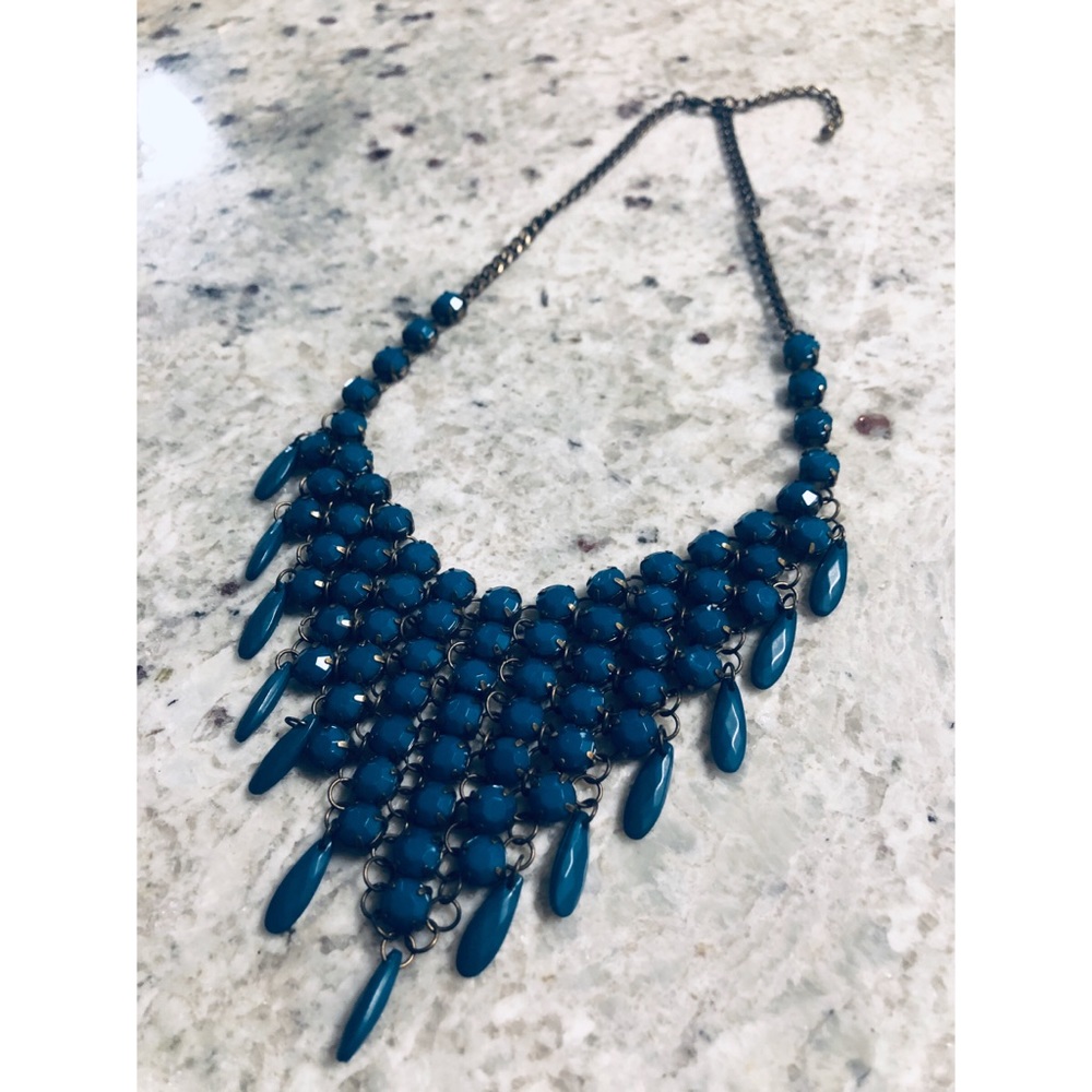 Teal Chain Necklace